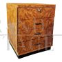 Small art deco drawer unit in thuja briar