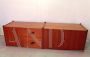 Modular cabinet in mahogany, Italian design from the 1960s    