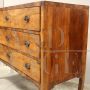 Antique Italian chest of drawers from the 18th century - Directoire era in walnut