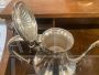 4-piece art deco silver tea and coffee set