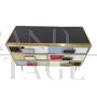 Dresser with 3 drawers in multicolored Murano glass