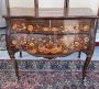 Antique Dutch dresser with beautiful floral inlays