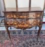 Antique Dutch dresser with beautiful floral inlays