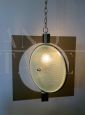 Fontana Arte directional chandelier suspension lamp in cut glass