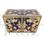 Design sideboard in artistic colored glass with lighting