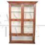 Antique 19th century display cabinet in walnut