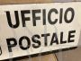 Vintage Italian Post Office metal sign, 1970s