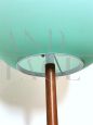 Targetti floor lamp in wood and green glass