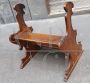 Antique 19th century walnut stepladder