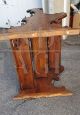 Antique 19th century walnut stepladder