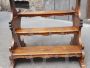 Antique 19th century walnut stepladder