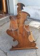 Antique 19th century walnut stepladder