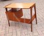 Vittorio Dassi style desk and chair set in mahogany and teak