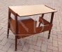 Vittorio Dassi style desk and chair set in mahogany and teak