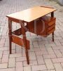 Vittorio Dassi style desk and chair set in mahogany and teak