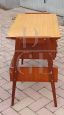 Vittorio Dassi style desk and chair set in mahogany and teak