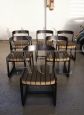 6 Willy Rizzo chairs for Mario Sabot                            