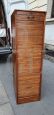 Vintage 1930s rolling shutter office filing cabinet