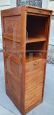 Vintage 1930s rolling shutter office filing cabinet