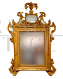 Antique golden Venetian mirror from the Louis XV era