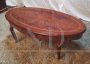 Antique style coffee table in purfling mahogany  