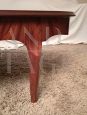 Antique style coffee table in purfling mahogany