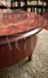 Antique style coffee table in purfling mahogany