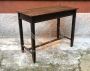 Italian rustic walnut and beech rectangular table, 1960s