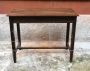 Italian rustic walnut and beech rectangular table, 1960s