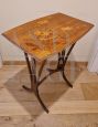 Art Nouveau inlaid side table by Émile Gallé