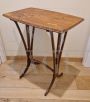 Art Nouveau inlaid side table by Émile Gallé