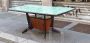 Vittorio Dassi style modern design table with glass top          