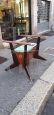 Vittorio Dassi style modern design table with glass top