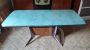 Vittorio Dassi style modern design table with glass top