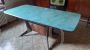 Vittorio Dassi style modern design table with glass top