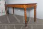 Large rustic antique Louis Philippe table with turned legs