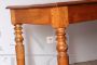 Large rustic antique Louis Philippe table with turned legs