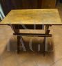 Antique mid-19th century Tyrolean table with drawer