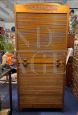 Roller shutter office filing cabinet with floral liberty carvings