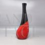 Large red and black vase by Marei Ceramic, Germany 1970s  