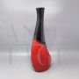 Large red and black vase by Marei Ceramic, Germany 1970s