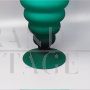 Green Murano glass vase by Michielotto, Italy 1960s