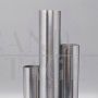 Space Age vase with steel tubes, Italy 1970s