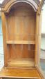 Antique tall two-body display cabinet