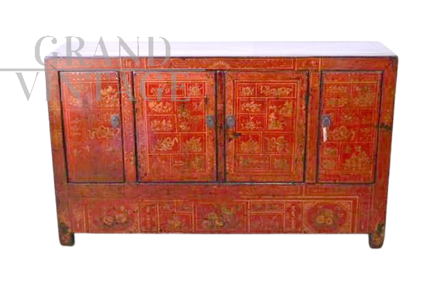 Credenza cinese antica dei primi del '900                            