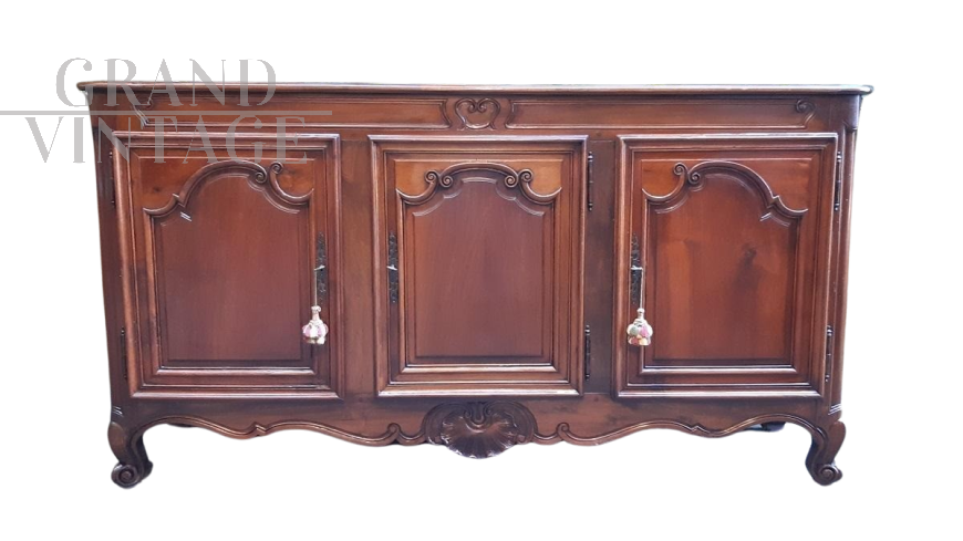 Grande credenza provenzale antica a 3 ante del 1700                            