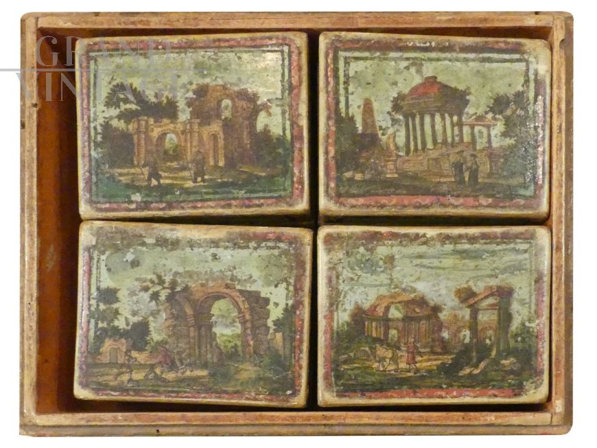 Scatola da gioco del 1700