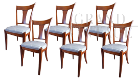 Set di 6 sedie La Grange in ciliegio massello                            