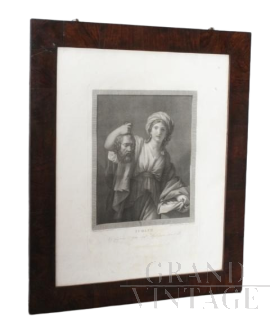 Antica incisione raffigurante Giuditta e Oloferne, Pietro Fontana 1797                            