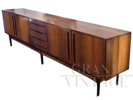 Credenza madia anni '60 in palissandro